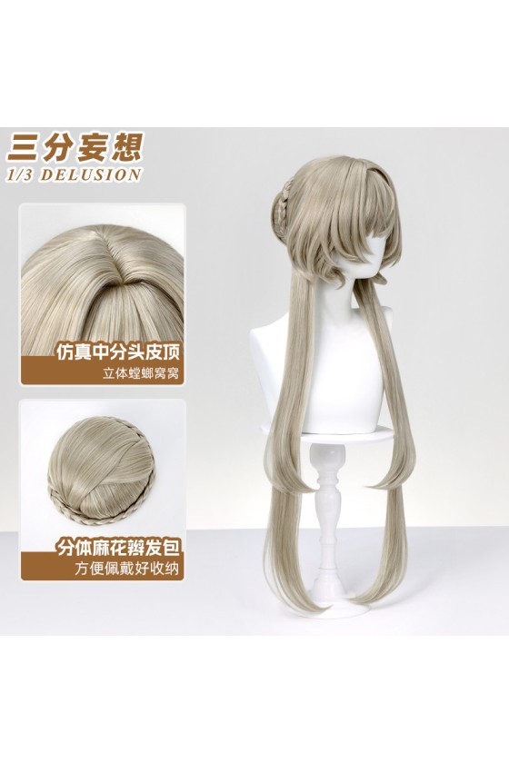 1/3 Delusion Genshin Impact Marionette Sandrone Cosplay Wig
